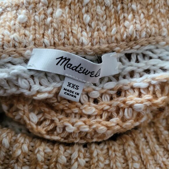 Madewell Alpaca cotton blend wide stripe sweater - Picture 6 of 7